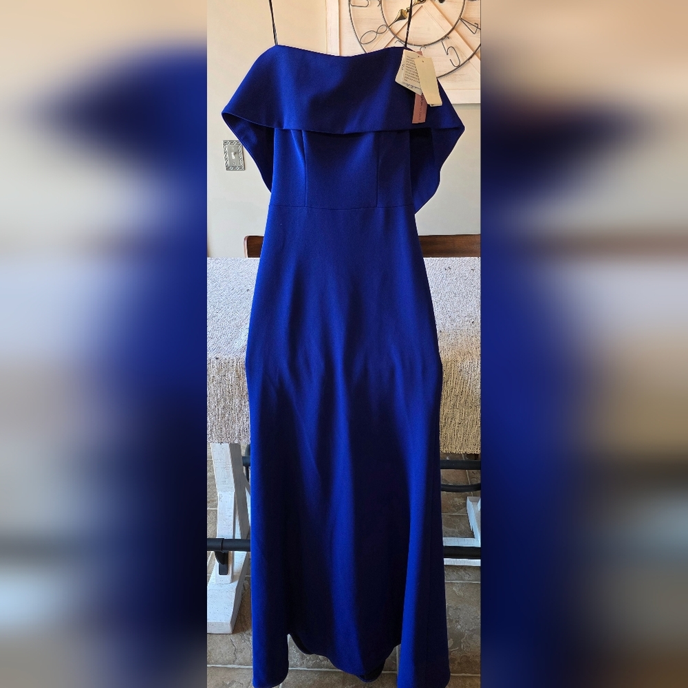 Elegant Blue Formal Dress By Aqua